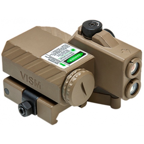 NcStar Tactical Offset Green Laser Designator w/ NAV LEDs - TAN