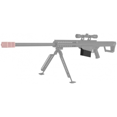 Lancer Tactical M107 LT-20 Series Spring Rifle Magazine - BLACK