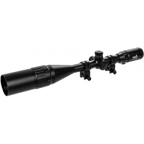 Lancer Tactical Airsoft  6-24X50 AOL Red & Green & Blue Scope w/ Sun Shade