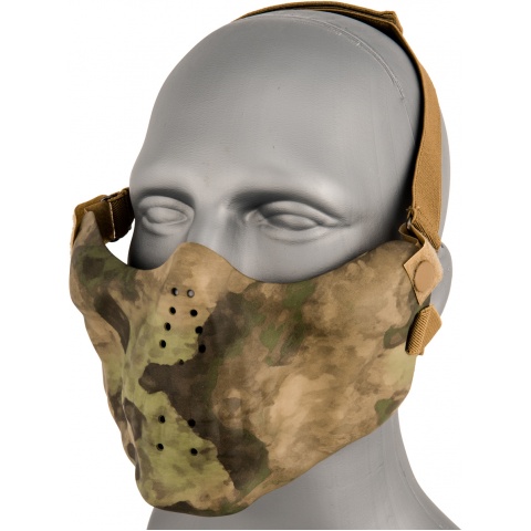 AMA Tactical Skull Lower Face Mask w/ Foam Padding - FG