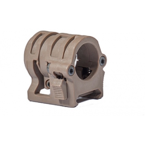 AMA Tactical 0.830\'\' Ring Light Mount - DARK EARTH