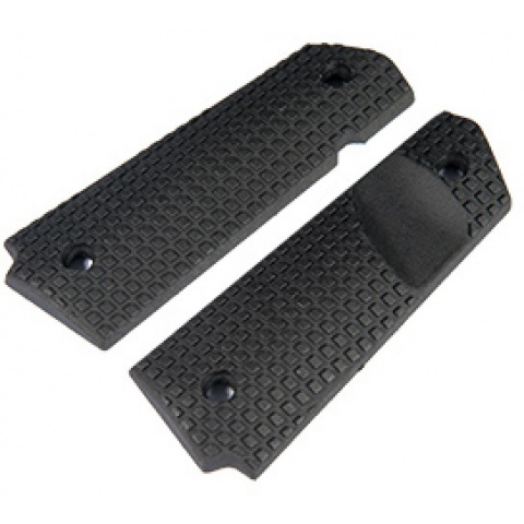 AMA Tactical M1911 Small Squares Pistol Grips - BLACK