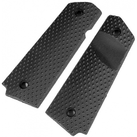 AMA Tactical M1911 Small Diamonds Pistol Grips - BLACK
