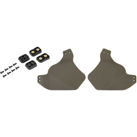 AMA Airsoft Helmet Rail Side Cover - FOLIAGE GREEN