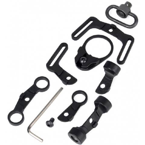 AMA Multi-Function Metal Sling Swivel M39 GBB - BLACK