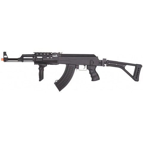 Lancer Tactical Folding Stock AK47 Airsoft AEG w/ Folding Stock - BLK - (Battery & Charger Included)