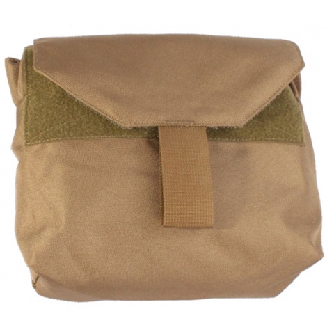 AMA Tactical Gas Mask 1000D Nylon Pouch w/ MOLLE Attachment - COYOTE BROWN