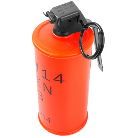 AMA Dummy Plastic AN M14 TH3 INERT Incendiary Grenade w/ Metal Pin - RED