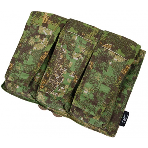 AMA Adaptive Vest System Style M4/M16 Triple Mag Pouch - DIGITAL FOLIAGE