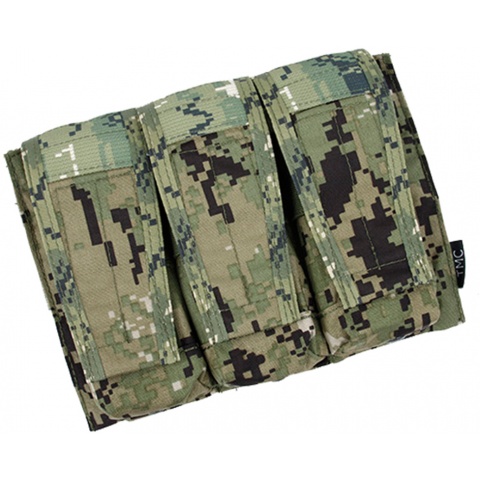 AMA Adaptive Vest System Style M4/M16 Triple Mag Pouch - WOODLAND DIGITAL