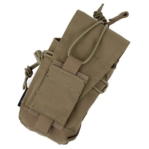 AMA Tactical MOLLE MBITR Radio Pouch - KHAKI