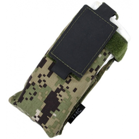 AMA 500D Nylon Paracord Lacing Patrol Radio Pouch - WOODLAND DIGITAL