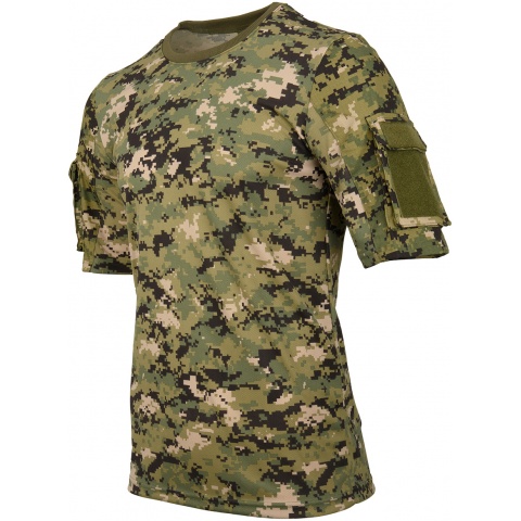 Lancer Tactical Specialist Adhesion Arms T-Shirt - WOODLAND DIGITAL
