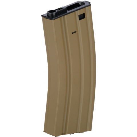 Lancer Tactical Gen 2 Hi-Cap AEG Airsoft Training Metal Magazine - TAN