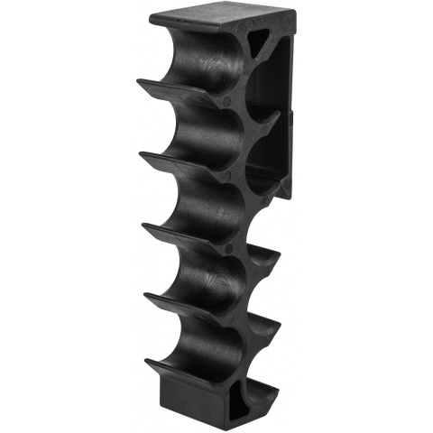 FMA 10-Rack 12 Gauge Molle Shotgun Side Saddle - BLACK