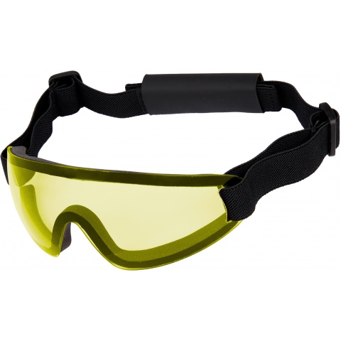 UK Arms Airsoft Low Profile Regulator Goggles - YELLOW