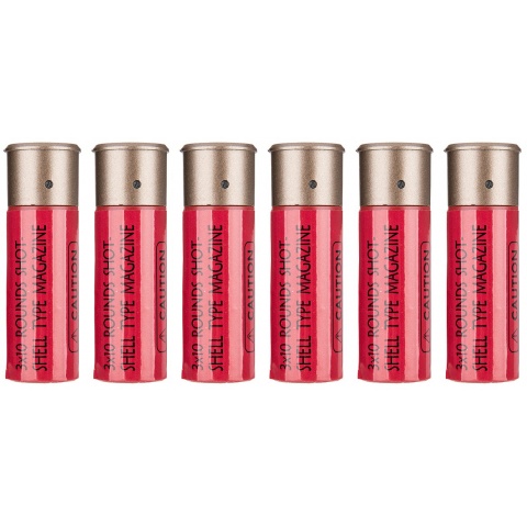 Sentinel Gears 30rd TripleShot Airsoft Shotgun Shells - RED