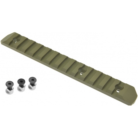 Atlas Custom Works 13-Slot KeyMod Picatinny Rail Segment - TAN
