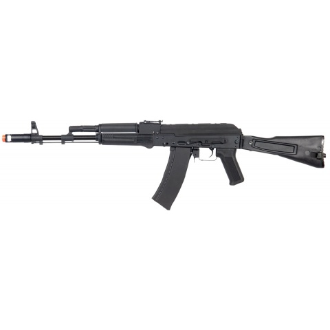 Lancer Tactical LT740C AEG CQB Full Metal Folding Stock - BLACK