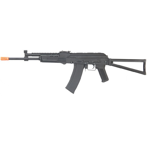 Lancer Tactical LT-740J AEG Full Metal w/ Gas Block Rail - BLACK