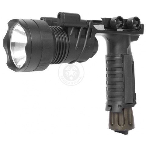 Trilogy Tactical G900 Foregrip LED Flashlight w/ 2X LED Nav Lights