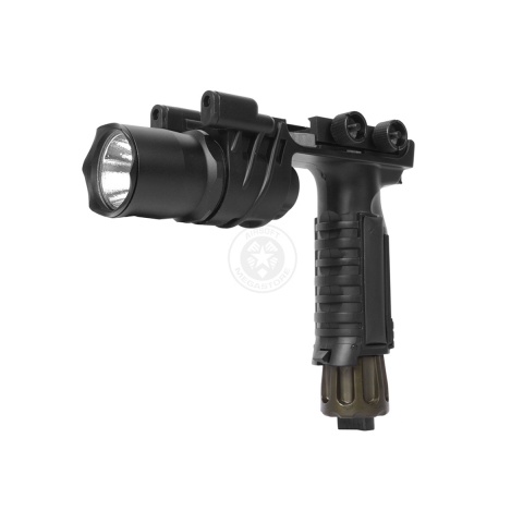 Trilogy Tactical Foregrip LED Flashlight w/ 2 LED Nav Lights