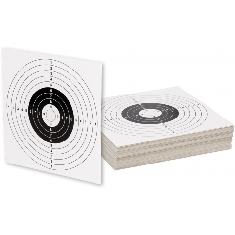 Lancer Tactical Cardboard Bullseye Airsoft Targets