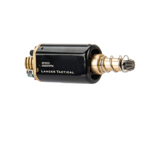 Lancer Tactical Long Type Super High Torque AEG Motor Version 2 [35,000 RPM] - BLACK/GOLD