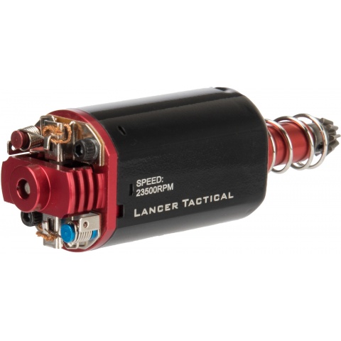 Lancer Tactical Long Type High Speed AEG Motor Version 2 [23,500 RPM] - RED/BLACK