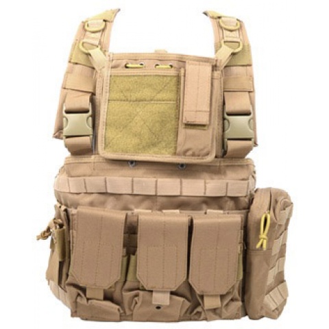 AMA 1000D MOLLE Strikeforce RRV Modular Chest Rig - TAN
