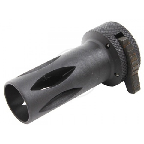 SRC SR5 Full Metal 3-Lug Type Flash Hider for M5/ MP5 AEG Rifles