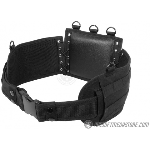 NcStar Low-Profile MOLLE Battle Belt w/ QD Combat Belt - BLACK