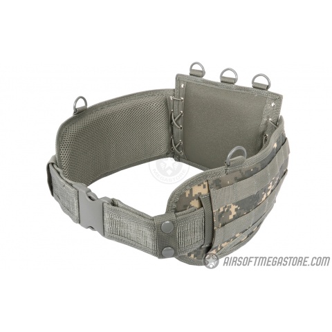 NcStar Low-Profile MOLLE Battle Belt w/ Internal QD Combat Belt - ACU