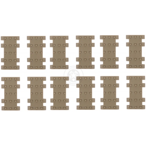 JBU Set of 12 RIS Rail Cover Panels - TAN