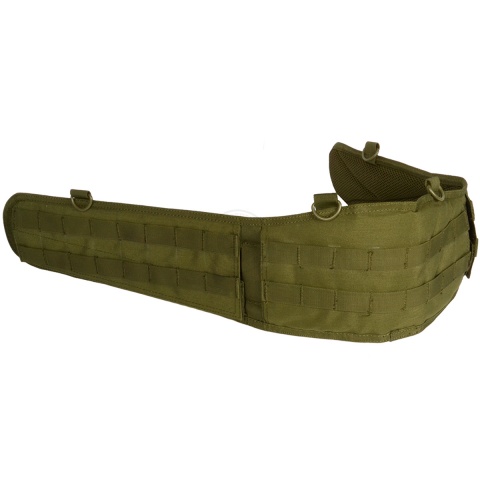 Condor Outdoor Airsoft MOLLE Battle Belt w/ Lumbar Support - OD GREEN