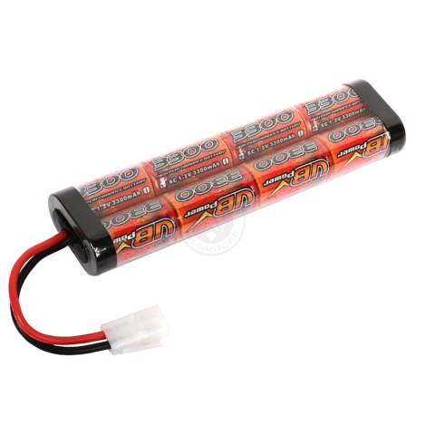VB-Power Airsoft 9.6V NiMH Large AEG Battery - 3300 MAH