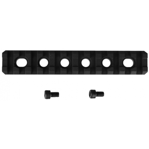 T&D Airsoft 12-Slot Accessory RIS Rail Section w/ 6 Mounting Holes