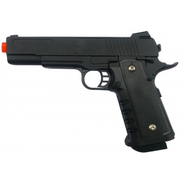 UK Arms 1911 Alloy Series Spring Airsoft Pistol (Color: Black)