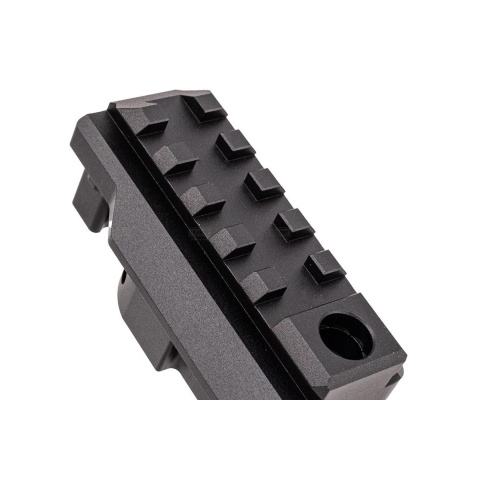 Atlas Custom Works 1913 20mm Stock Adaptor for Archwick B&T AIR APC9K GBB Airsoft Rifles - (Black)