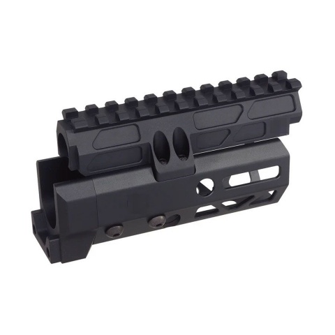 Atlas Custom Works MMS Handguard Set for CYMA AKS-74U - (Black)