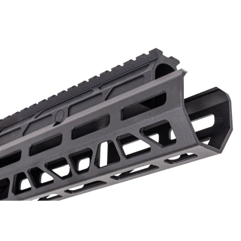 Atlas Custom Works CNC Aluminum 10.1 Inch M LOK Handguard w/ Railed Gas Tube for CYMA AKM AEG Airsoft Rifles - (Black)