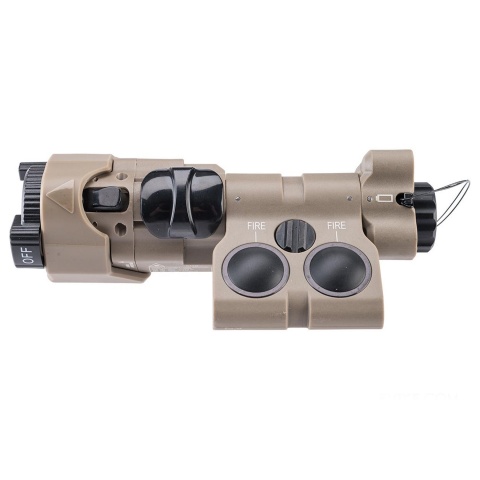 Atlas Custom Works 220 Lumens Offset Modular Airsoft Flashlight Laser and IR Combo