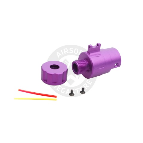 Atlas Custom Works Silencer Adapter Kit for AAP-01 GBB Pistol (Purple)