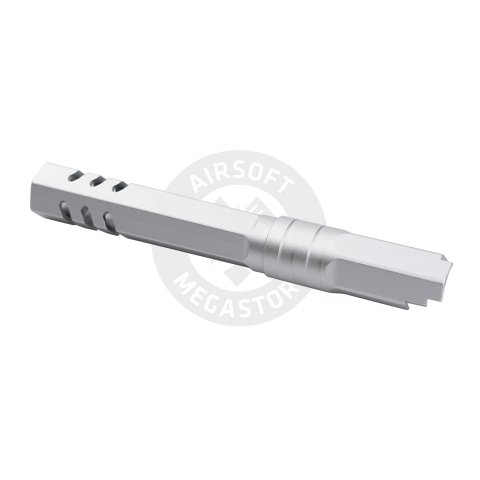 Atlas Custom Works 5.1 Inch Aluminum Hex Outer Barrel for TM Hicapa M11 CW GBBP (Silver)