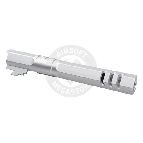 Atlas Custom Works 5.1 Inch Aluminum Hex Outer Barrel for TM Hicapa M11 CW GBBP (Silver)
