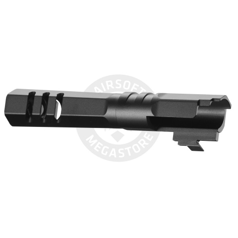 Atlas Custom Works 4.3 Inch Aluminum Straight Fluted Outer Barrel for TM Hicapa M11 CW GBBP (Black)