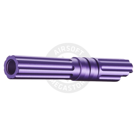 Atlas Custom Works 4.3 Inch Aluminum Straight Fluted Outer Barrel for TM Hicapa M11 CW GBBP (Purple)