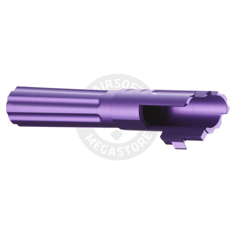Atlas Custom Works 4.3 Inch Aluminum Straight Fluted Outer Barrel for TM Hicapa M11 CW GBBP (Purple)