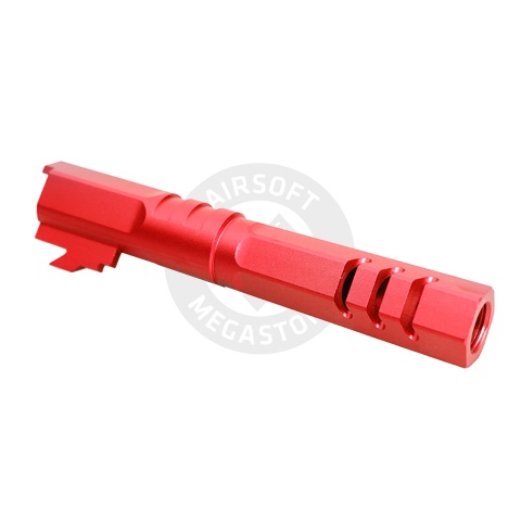 Atlas Custom Works 4.3 Inch Aluminum Hex Outer Barrel for TM Hicapa M11 CW GBBP (Red)