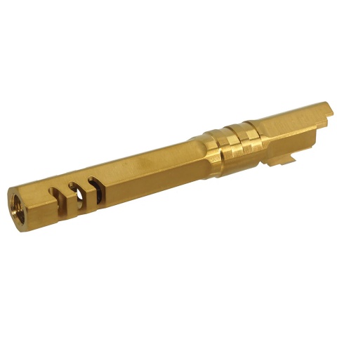 Atlas Custom Works Stainless Hexagon Outer Barrel for Tokyo Marui Hi-Capa 5.1 GBB Airsoft Pistols